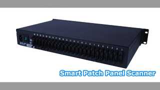 Scanner di rete a 24 porte Gestione pannello patch intelligente